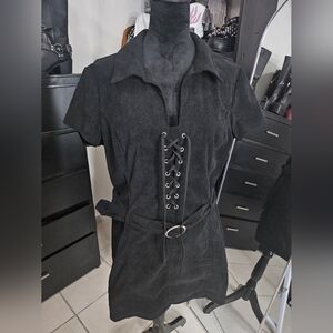 Delia's Black Corduroy Dress